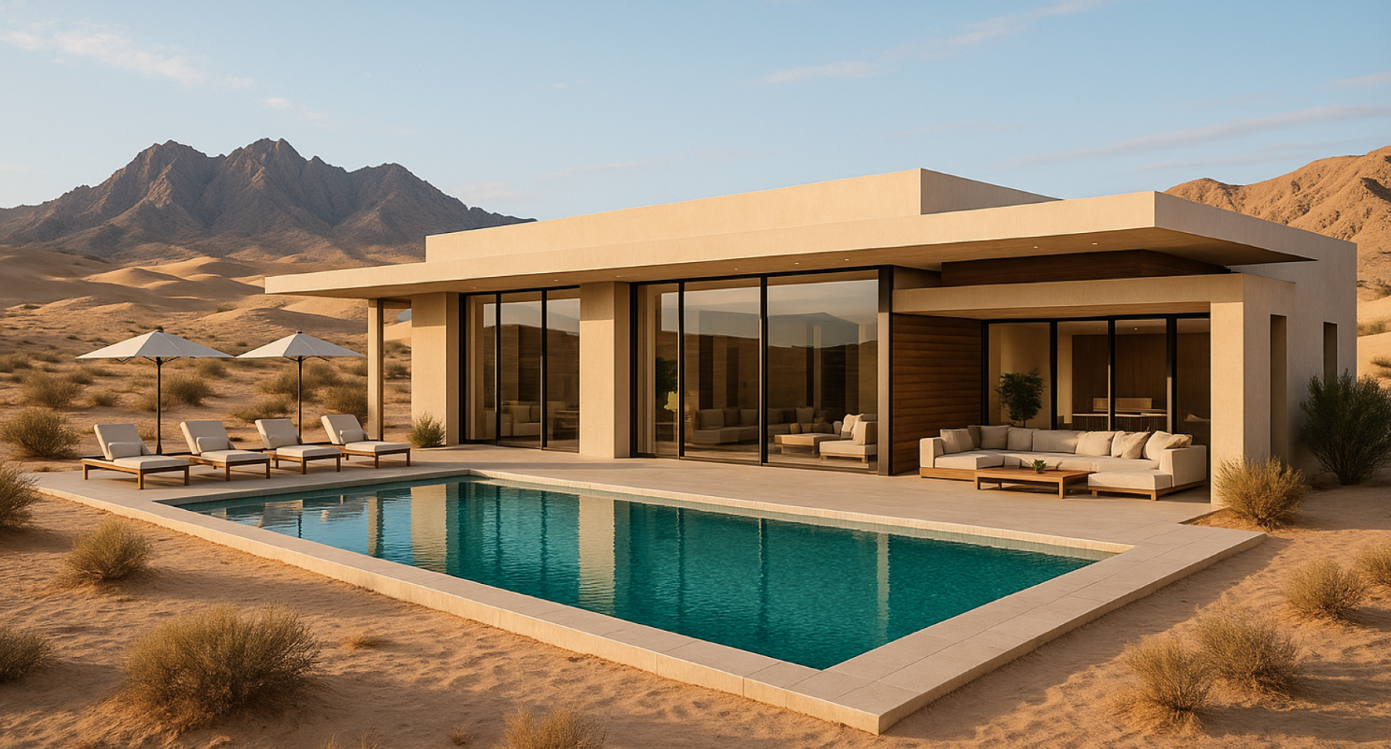 casa off grid nel deserto